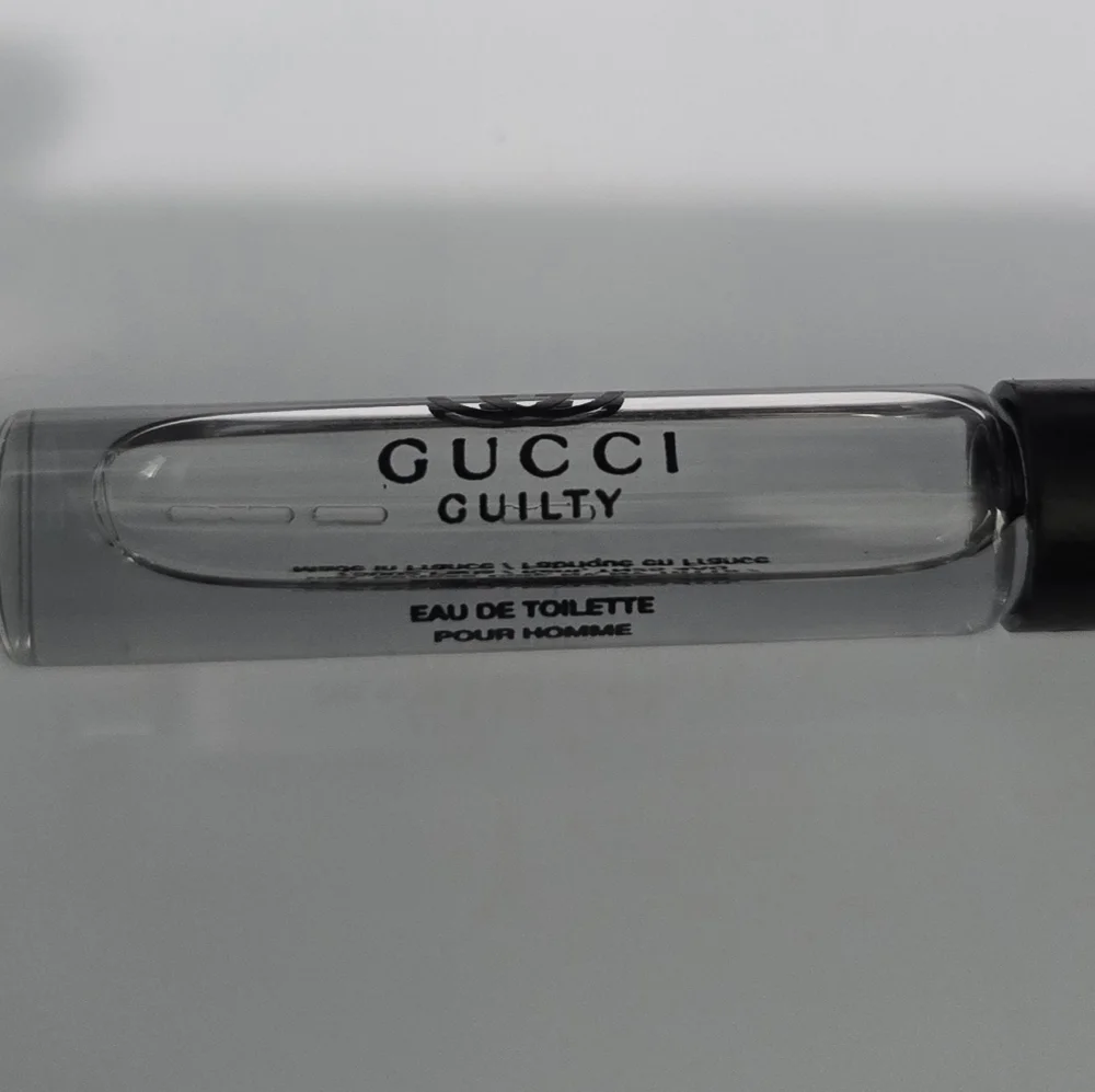 2x Gucci Guilty Pour Homme Eau de Toilette EDT Sample Spray .05oz, 1.5ml